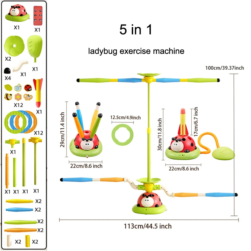 Ladybug Multifunction skip rocket