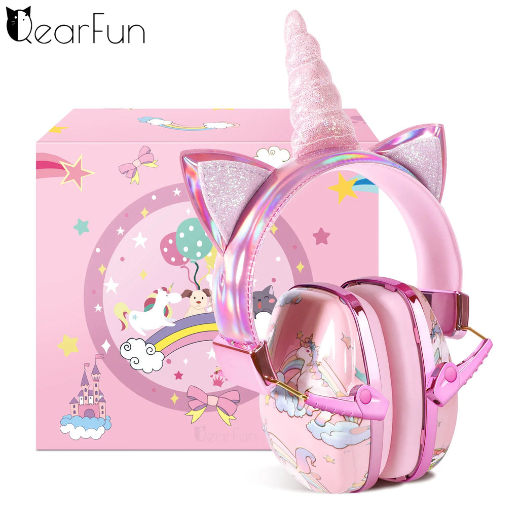 Unicorn and Dinosaur ear defenders