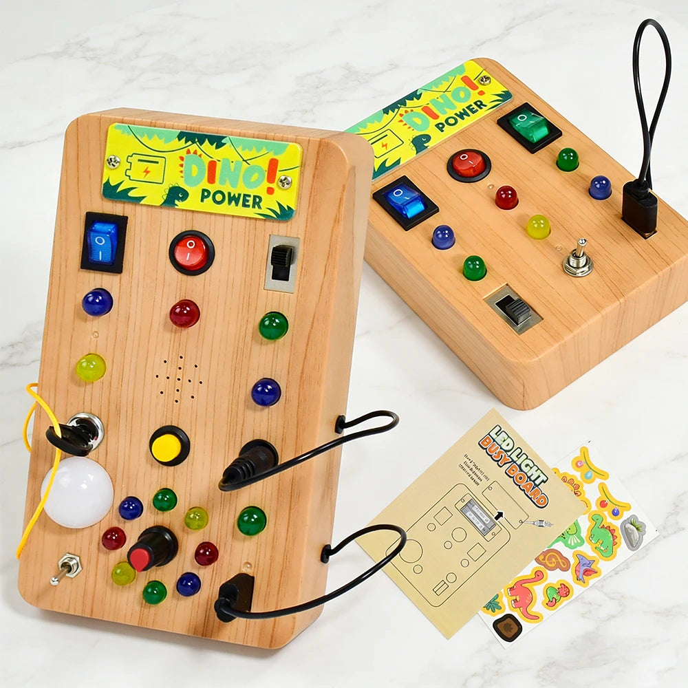 Montessori LED Light Busy Board