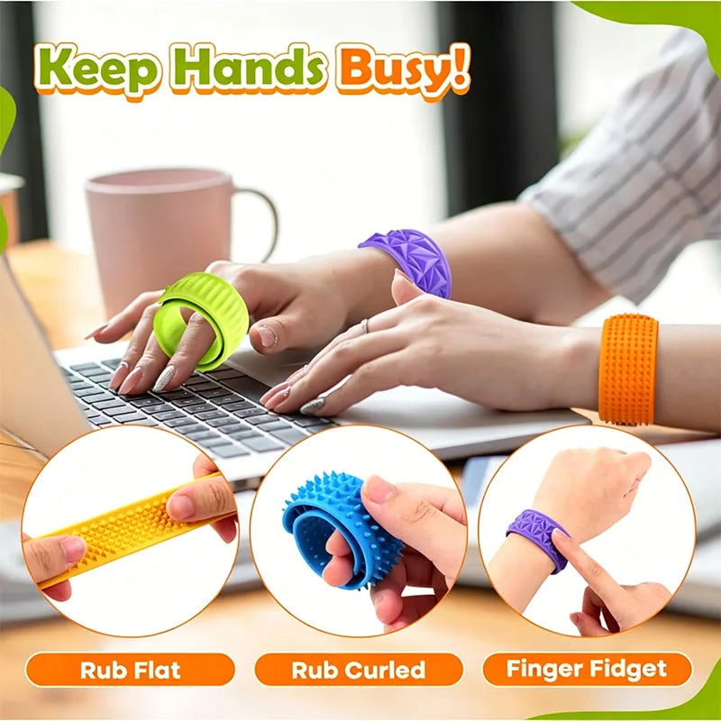 Textured Slap Bracelets