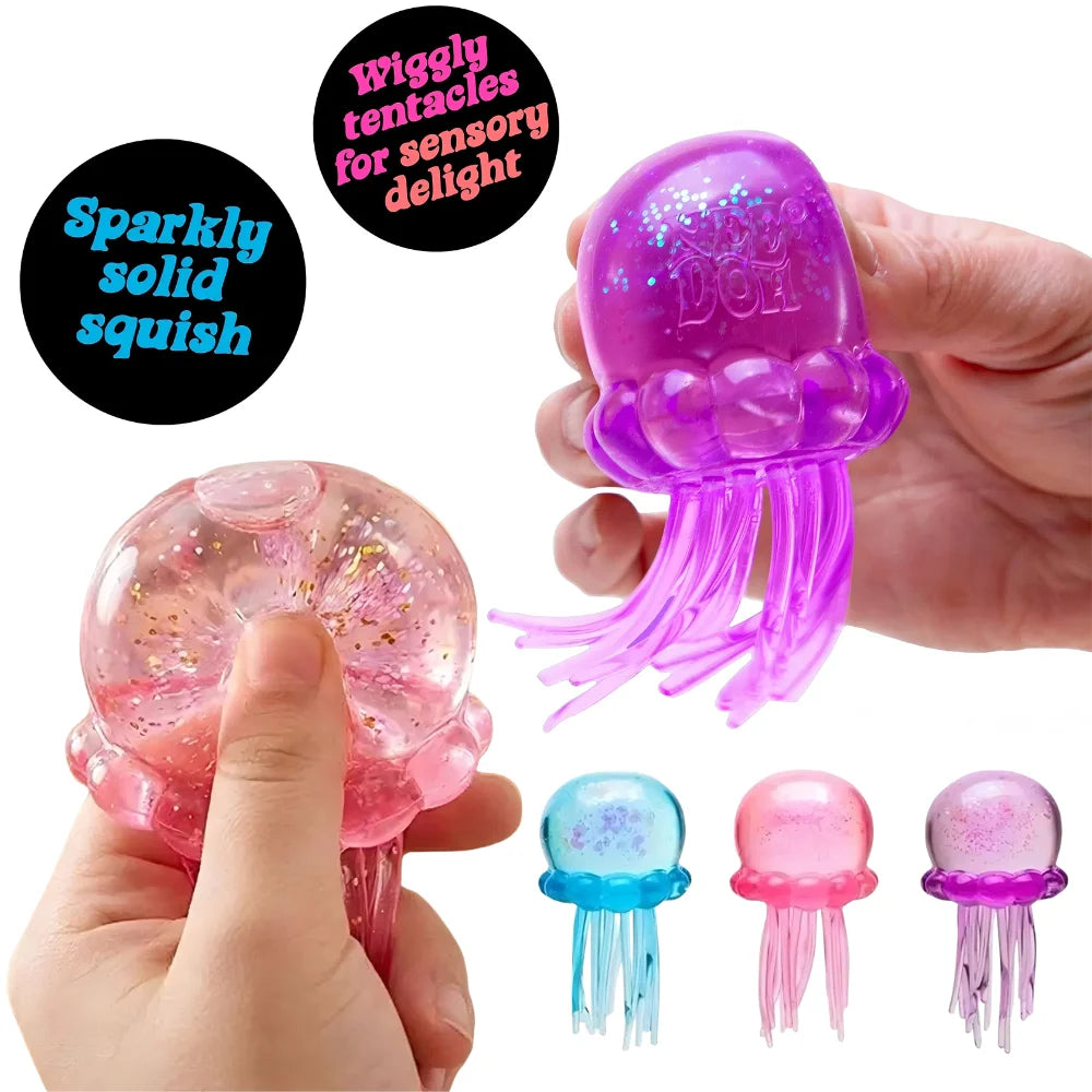 Schylling Nee Doh Jellyfish & Cube Squish
