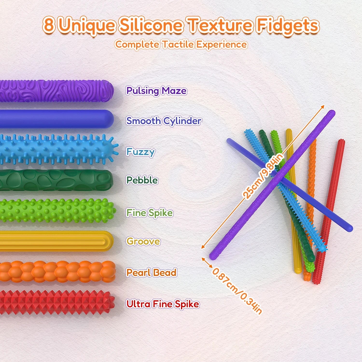 Textured Fidget Sticks