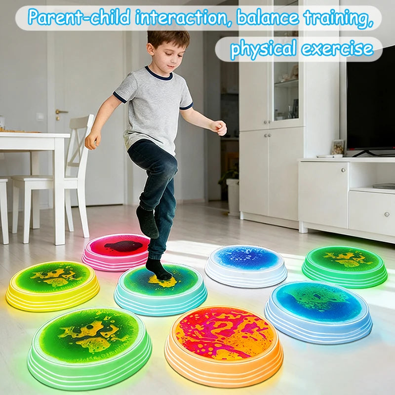 Rainbow LED Liquid floot tiles