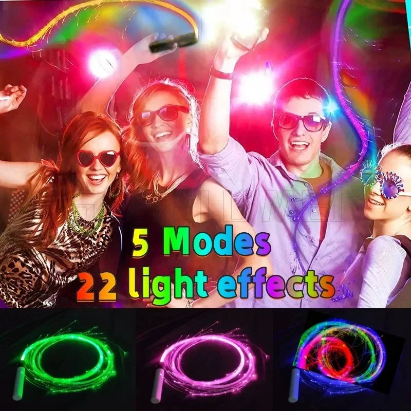 7 Colour Fiber Optic Whip