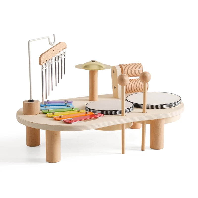 Wooden Aeolian Bells Montessori kit