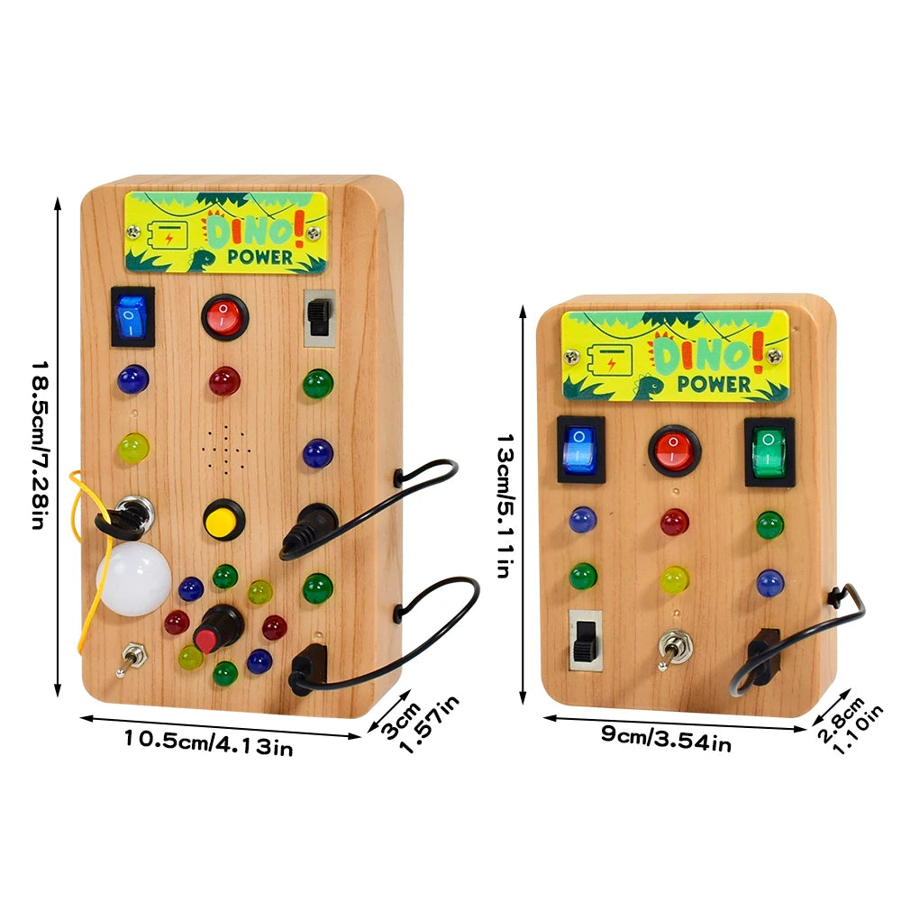 Montessori LED Light Busy Board