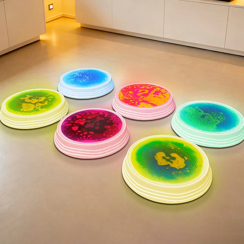 Rainbow LED Liquid floot tiles
