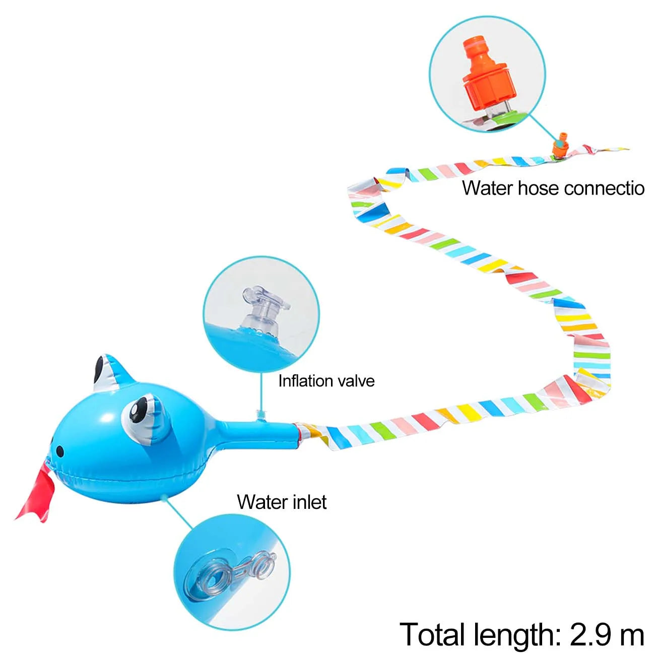 2.9M Snake Water Sprinkler