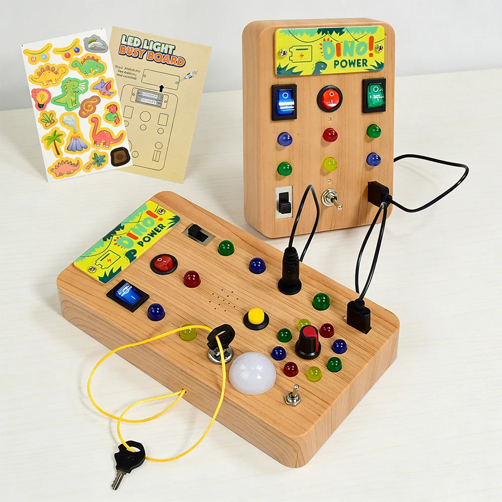 Montessori LED Light Busy Board