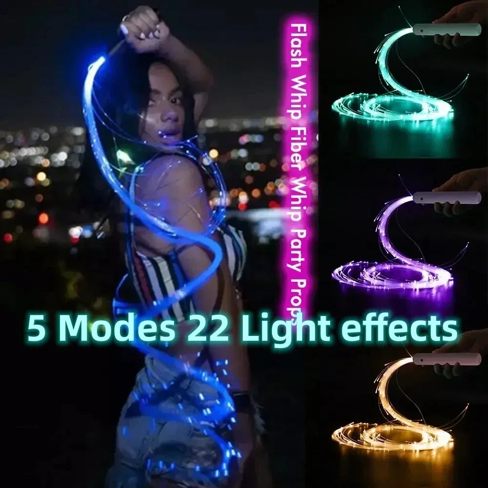 7 Colour Fiber Optic Whip