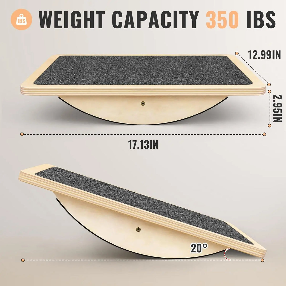 Anti Slip Wooden Balance Board