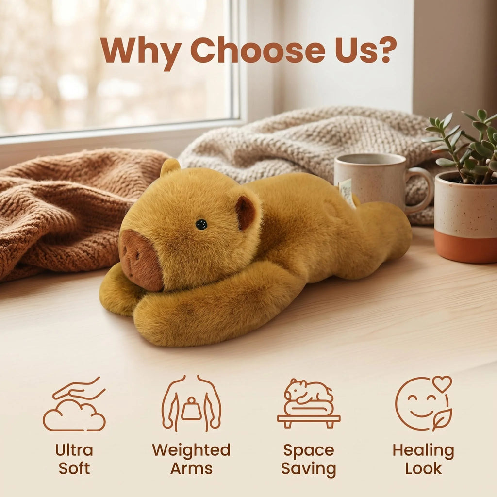 Capybara Weighted Plush 1kg