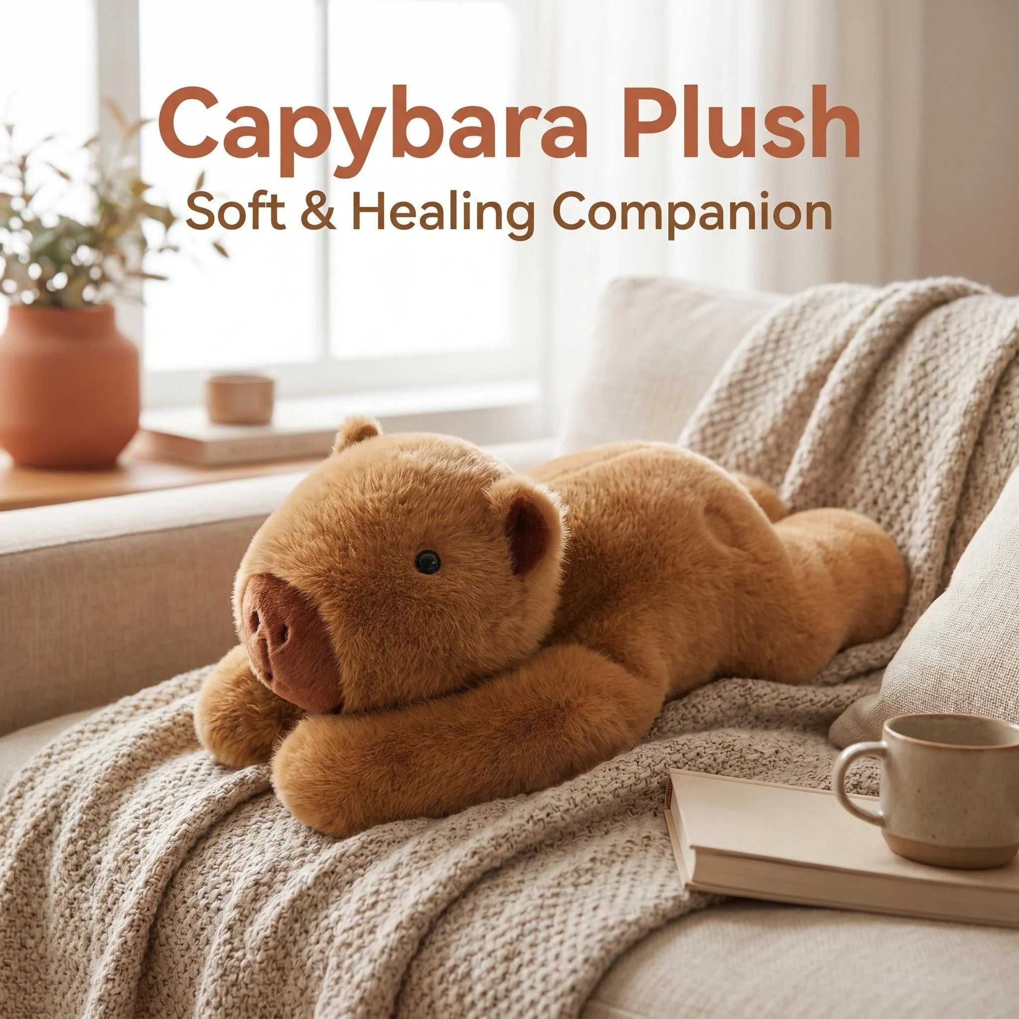 Capybara Weighted Plush 1kg