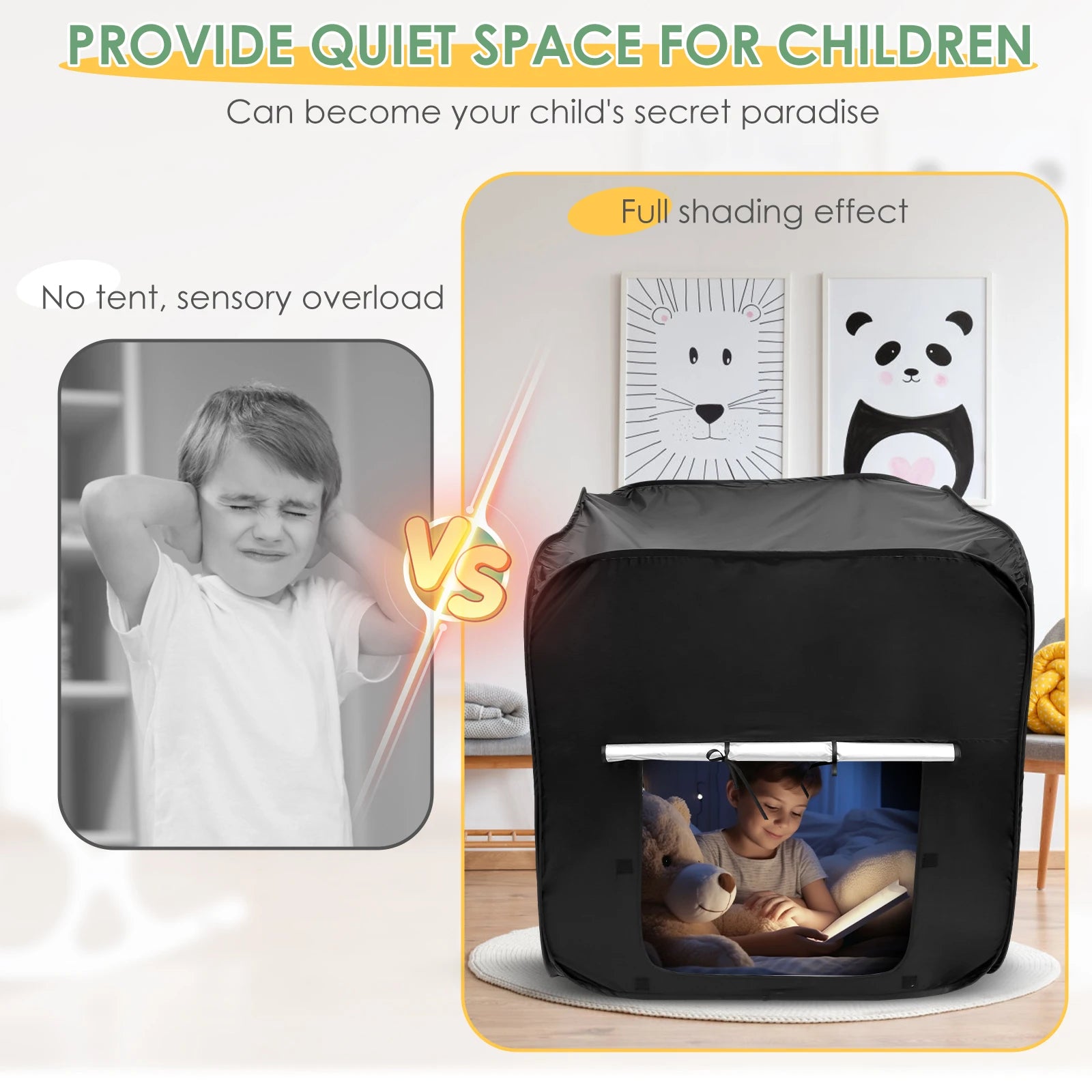 Pop Up Black Out Tent