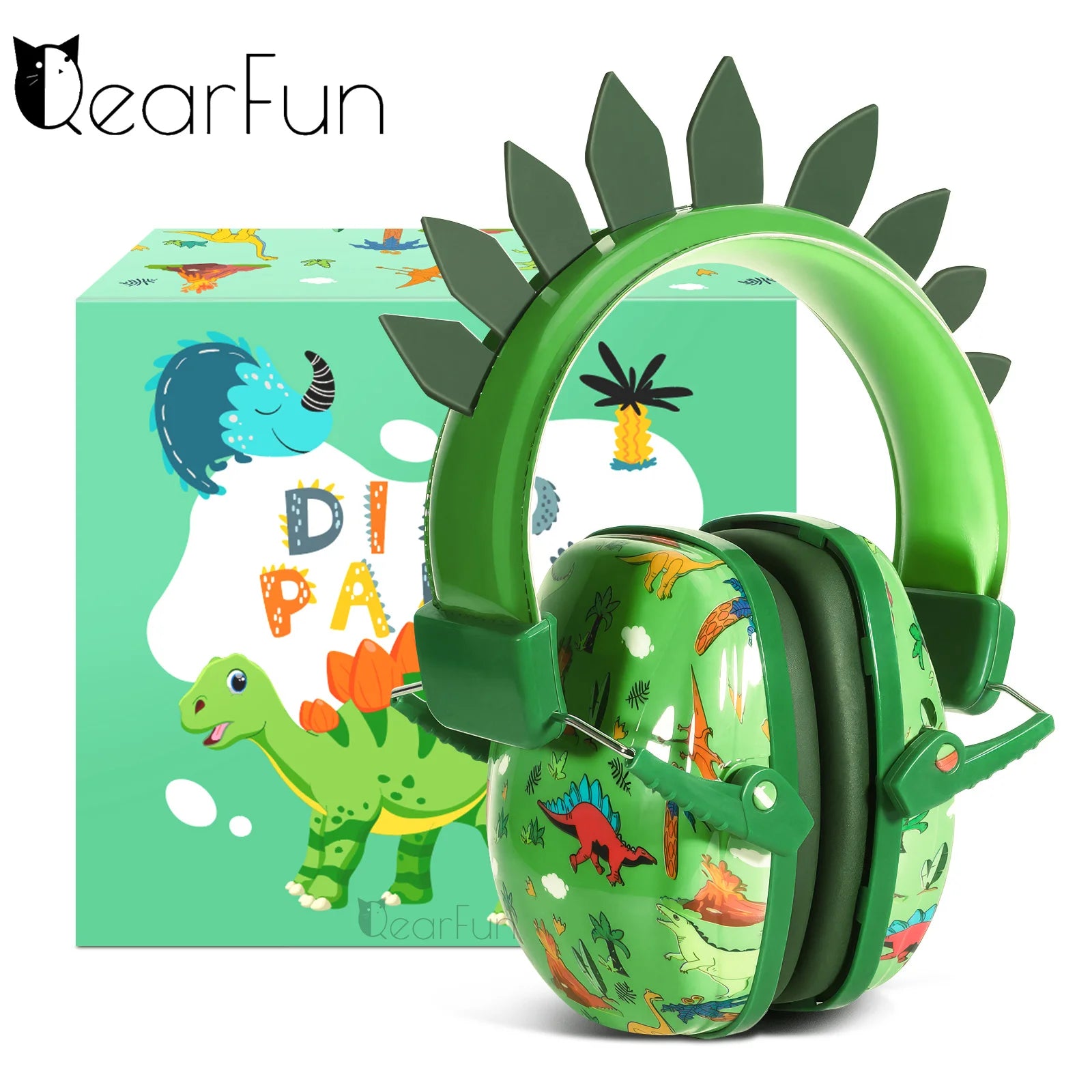 Unicorn and Dinosaur ear defenders